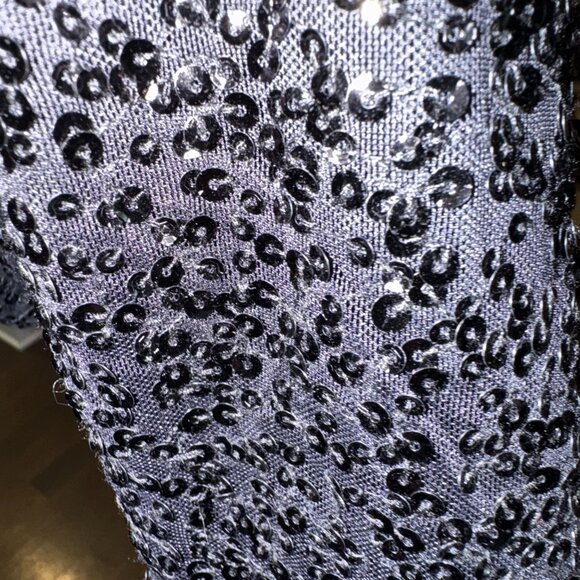 St John Sequin Short Sleeve Scoop Neck Top - Picture 15 of 15